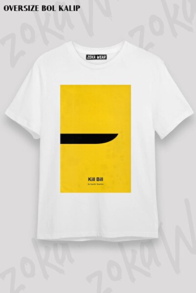 ZOKAWEAR Unisex Oversize Die Kill Bill V3 Design Printed Tshirt