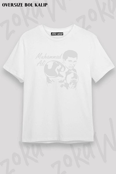 ZOKAWEAR Μπλουζάκι με στάμπα Unisex Oversize Muhammad Ali v2 Design