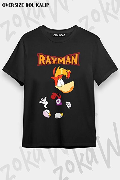 ZOKAWEAR Unisex Oversize kroj Mold Rayman Design Štampano majica