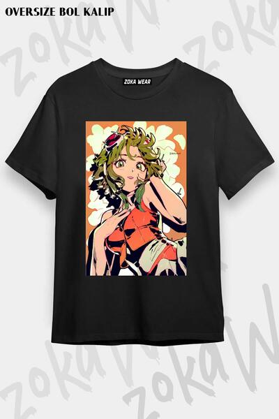 ZOKAWEAR Unisex Oversize kroj Mold Megpoid Gumi Design Štampano majica