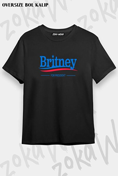 ZOKAWEAR Unisex Oversize kroj Mold Britney 4 President Design Štampano majica