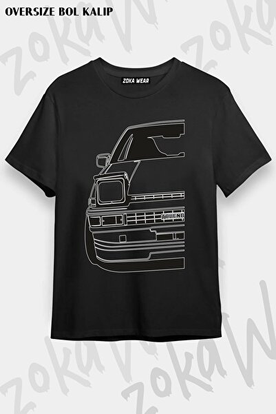 ZOKAWEAR Tricou supradimensionat unisex Toyota AE86 Hachiroku Trueno