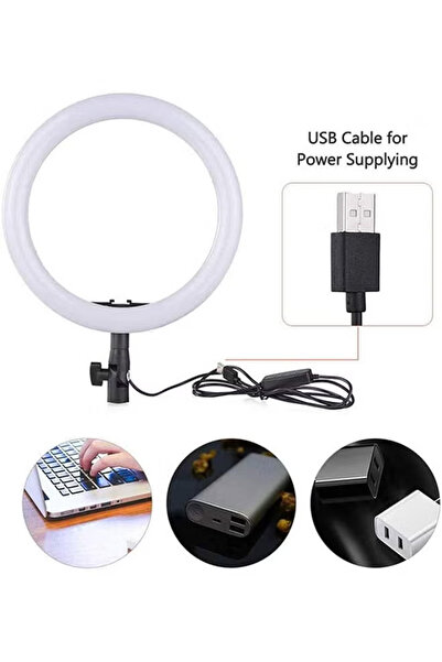 Primo Plus حلقة إضاءة LED قابلة للتعتيم مقاس 10 بوصات مع حامل ثلاثي القوائم متعدد الألوان