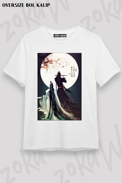 ZOKAWEAR Μπλουζάκι με στάμπα Unisex Oversize Mo Dao Zu Shi Design