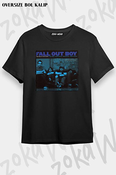 ZOKAWEAR Unisex Oversize kroj Mold Fall Out Boy Design Štampano majica