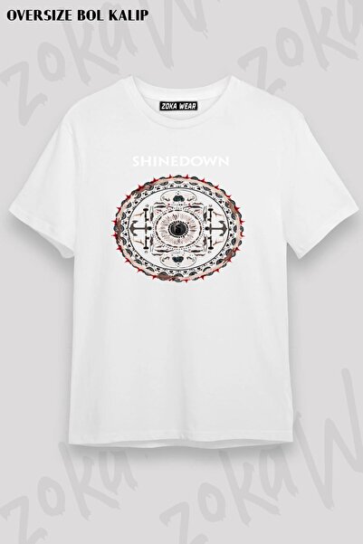 ZOKAWEAR Unisex Oversize kroj Mold Shinedown Design Štampano majica