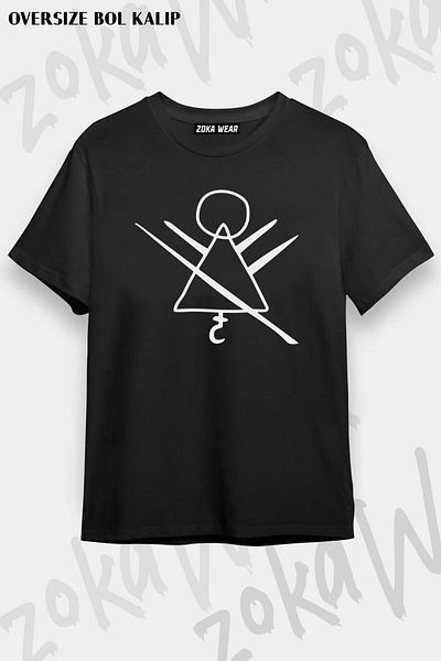 ZOKAWEAR Μπλουζάκι με στάμπα Unisex Oversize Yellowjackets Secret Ritual Design