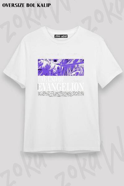ZOKAWEAR Μπλουζάκι με στάμπα Unisex Oversize The End Of Evangelion Design