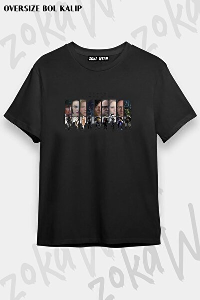 ZOKAWEAR Unisex Oversize kroj Mold Death Stranding Design Štampano majica