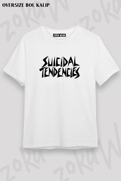 ZOKAWEAR Μπλουζάκι με στάμπα Unisex Oversize Suicidal Tendencies 5 Design