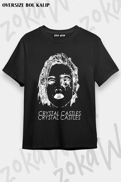 ZOKAWEAR Unisex Oversize kroj Mold Crystal Castles v3 Design Štampano majica