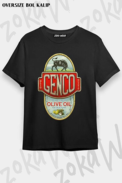 ZOKAWEAR The Godfather - Genco Olive Oil Co Printed Unisex Oversize Tshirt