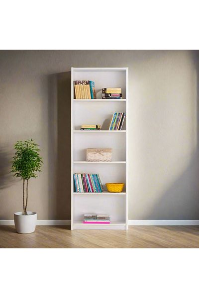 Adore Biblioteca Adore Nurdan, 5 rafturi, 58 x 170 x 23 cm