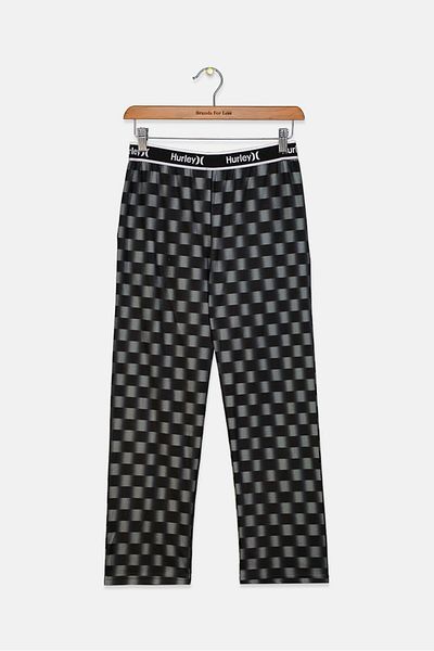 Hurley Kids Boy Crystal Cove Pajama Pants, Black
