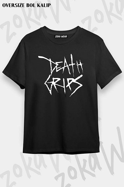 ZOKAWEAR Μπλουζάκι με στάμπα Unisex Oversize Death Grips v3 Design