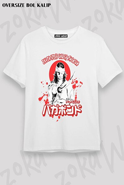 ZOKAWEAR Tricou unisex oversize cu imprimeu Vagabond Invincible Under The Sun