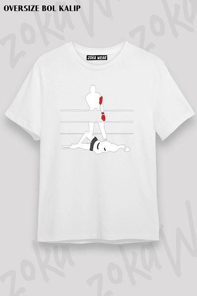 ZOKAWEAR Μπλουζάκι με στάμπα Unisex Oversize Σχέδιο Muhammet Ali