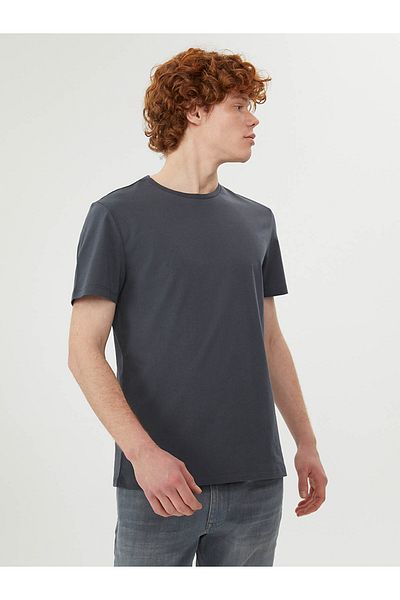 Loft Ανδρικό μπλουζάκι Regular Fit Anthracite Lf2029278