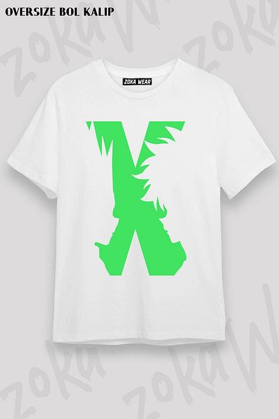 ZOKAWEAR Μπλουζάκι με στάμπα Unisex Oversize Mold Gxk Design