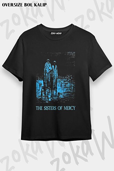 ZOKAWEAR Μπλουζάκι με στάμπα Unisex Oversize Sisters Of Mercy 3 Design