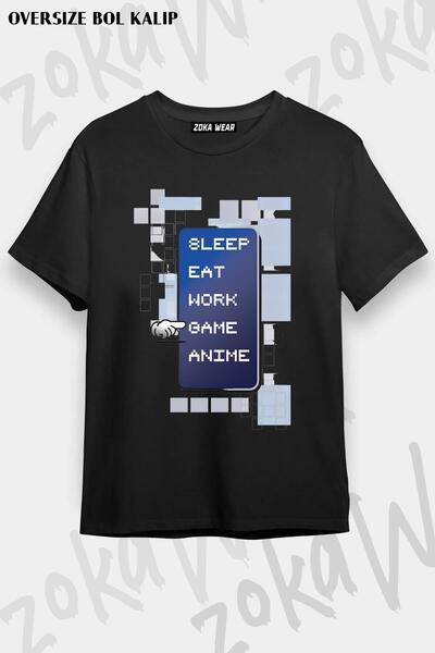 ZOKAWEAR Unisex Oversize kroj Mold Real Life Final Fantasy Design Štampano ma...