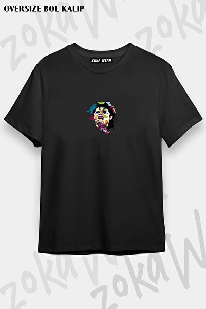 ZOKAWEAR Tricou unisex oversize cu imprimeu Michael Jackson Design