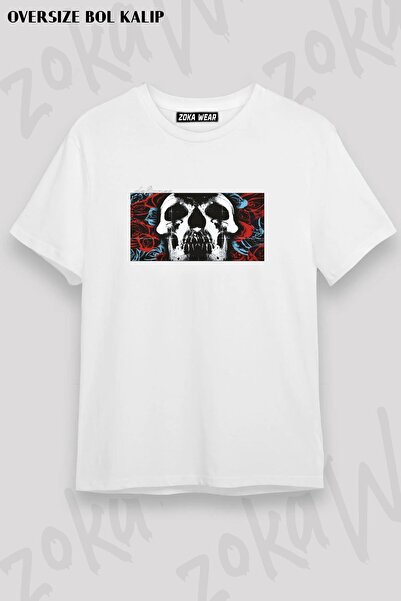 ZOKAWEAR Tricou unisex oversize cu imprimeu Deftones v2 Design