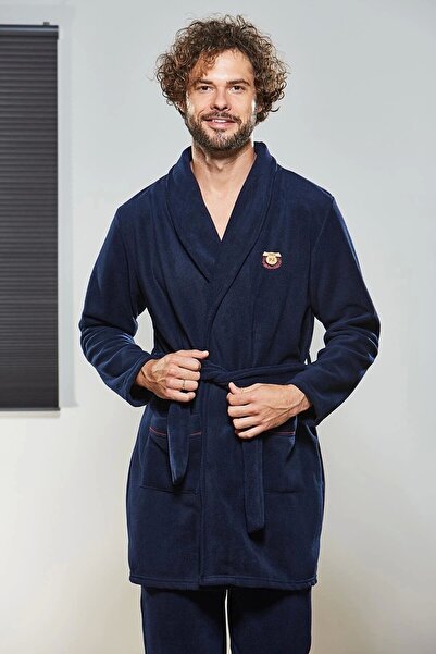 Kocabey Pjs Men's Fleece Belted Robodyşambr