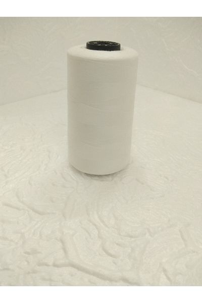 Oskar 120No Polyester Sewing Thread White 5000Mt
