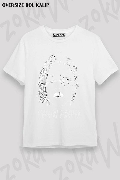 ZOKAWEAR Μπλουζάκι με στάμπα Unisex Oversize Crystal Castles Design
