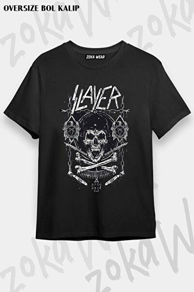ZOKAWEAR Tricou unisex oversize Mold Slayer, S09 Rock Metal Design imprimat