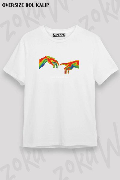 ZOKAWEAR Μπλουζάκι με στάμπα Unisex Oversize Fit Jaxet Design