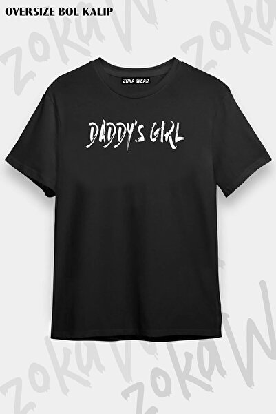 ZOKAWEAR Unisex Oversize kroj Tatina devojčica Štampano T-shirt