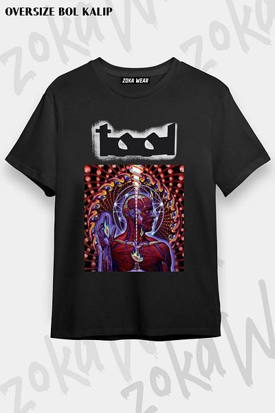 ZOKAWEAR Tricou imprimat unisex oversize Tool Design