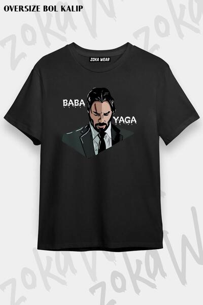 ZOKAWEAR Unisex Oversize kroj Mold John Wick Babayaga Design Štampano majica