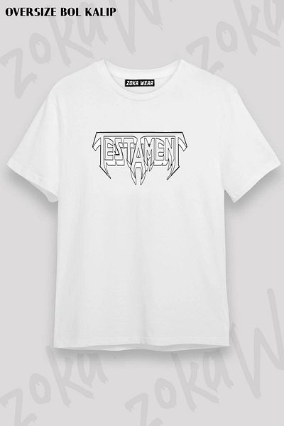 ZOKAWEAR Μπλουζάκι με στάμπα Unisex Oversize Mold Testament Design
