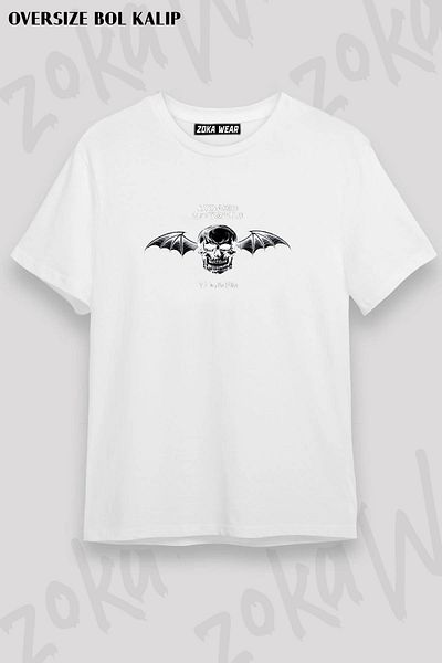 ZOKAWEAR Μπλουζάκι με στάμπα Unisex Oversize Fallen Avenged Sevenfold Design