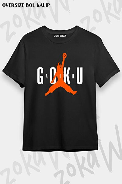 ZOKAWEAR Unisex Oversize kroj Mold Air Goku 2 Design Štampano majica