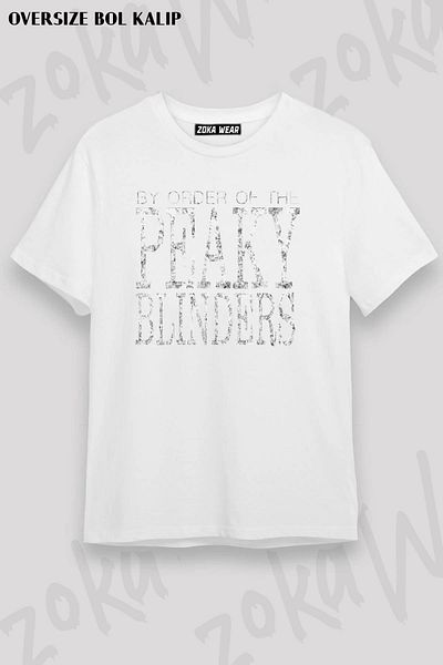 ZOKAWEAR Unisex Oversize Mold By Order Of The Peaky Blinders Design εμπριμέ μπλουζάκι