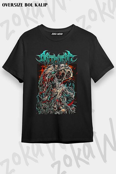 ZOKAWEAR Μπλουζάκι με στάμπα Unisex Oversize Mold Archspire Design