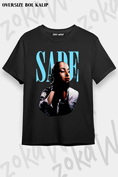 ZOKAWEAR Tricou unisex oversize cu imprimeu cu design simplu