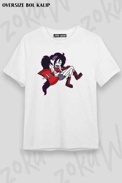 ZOKAWEAR Μπλουζάκι με στάμπα Unisex Oversize Marceline 2 Design