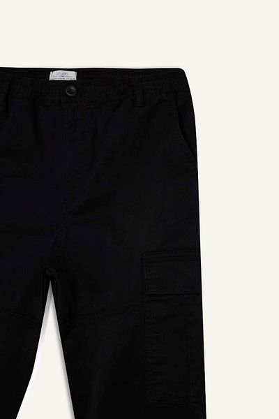 DeFacto Gabardine Jogger Pants - Cargo Pocket and Elastic Waist C9163Ax25Sp