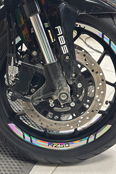 Banxtre RKS R250 için Hologramlı Renk Değiştiren Jant Şeridi Sticker Etiket (...