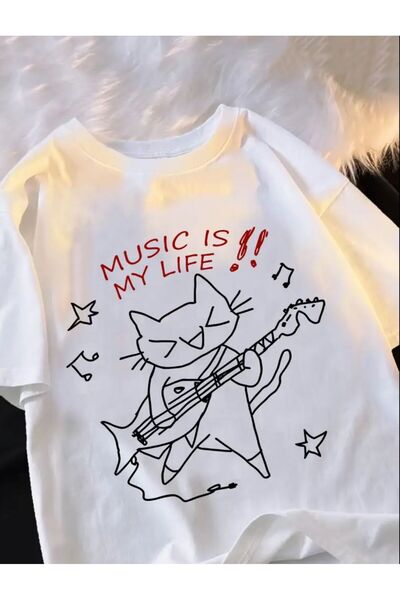 Aesthia Muzika je moj život Ležerna svakodnevna K kroj majica