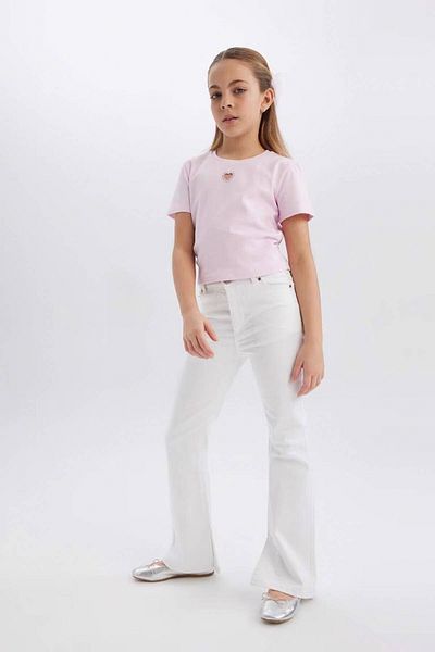 DeFacto Spanische Flare-Jeanshose für Mädchen – D7099A825SM