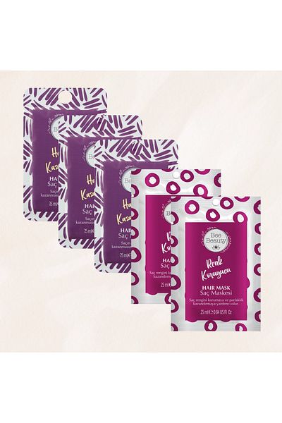 Bee Beauty Volumizing Hair Mask X 3 - Color Protective Hair Mask X 2