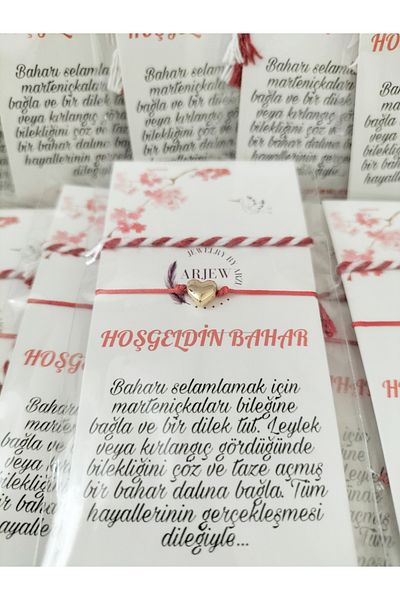 Arjew Gold Bracelet and Martenish Set with 20 Special Cards