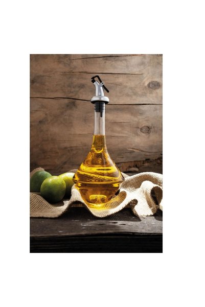 Manor Cam 500ml Borosilikat Cam Elmas Model Yağdanlık (2025 YENİ SERİ)
