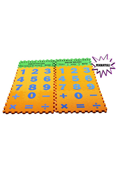 TopakEgitim MIKNATISLI RAKAMLAR VE BASAMAK TABLOSU - EVA-6 cm